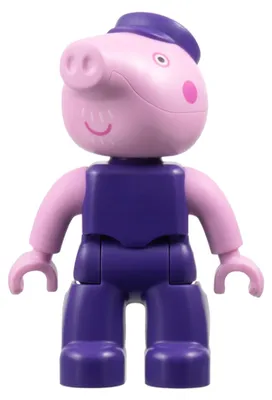 Immagine prodotto di LEGO Minifigure Duplo, personaggio Lego Ville, Nonno Pig (6474555) (47394pb360) – nuovo