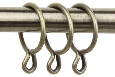 Produktbild von Rod Desyne Ösenringe, 10 Stück, 3,5 cm, antikes Messing