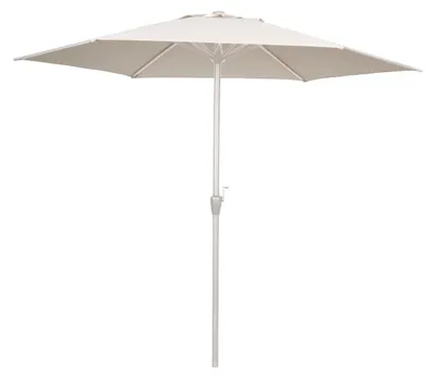 Produktbild von OUTFIT 106765, Volle Größe, Sonnenschirm, Hexagonal, Sand, Aluminium, Polyester, Polypropylen (PP)