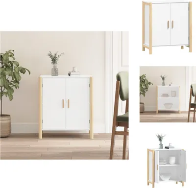 Zdjęcie produktu dla vidaXL Kredens biały 62x38x70 cm materiał drewnopochodny - Kredensy