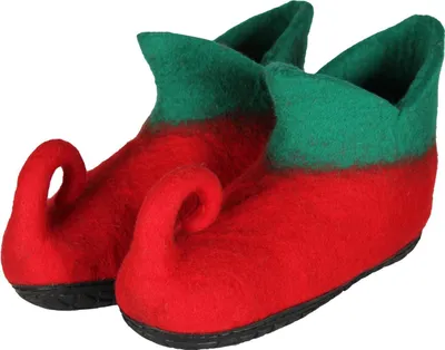 Produktbild von Weihnachtself Filzschuhe Schuhgröße: 41-42