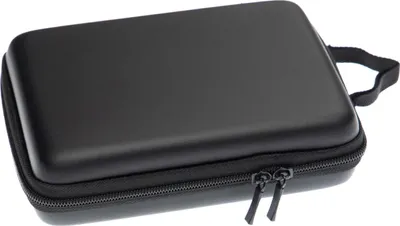 Produktbild von vhbw Tasche kompatibel mit Nintendo 2DS Spielekonsole - Schutzhülle, Tragetasche + Trageschlaufe mit Karabinerhaken, schwarz