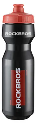 Immagine prodotto di Borraccia Rockbros da 750 ml, nera e rossa