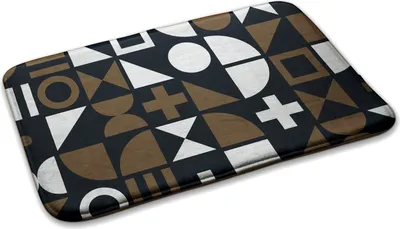 Produktbild von Teppich Kinderteppich Schlafzimmer Modern - 90 cm x 60 cm - Geometrische Muster