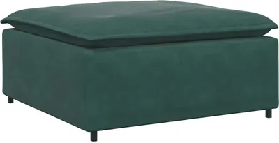 Zdjęcie produktu dla SYFAX™ Modułowy podnóżek do sofy ciemnozielony 100x100x48 cm