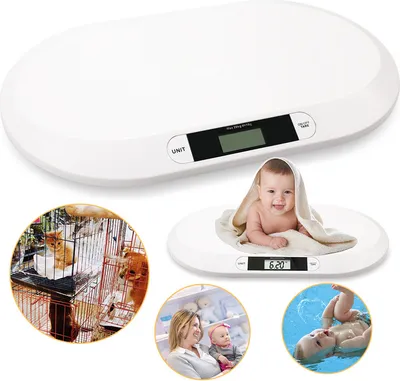 Obrázok produktu pre EINFEBEN Detské váhy Detské váhy Digitálne detské váhy Detské váhy Batérie do 20 kg Digitálne detské váhy