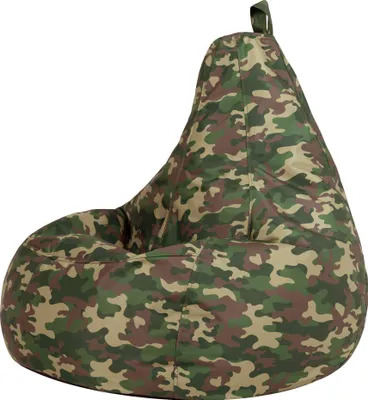 Produktbild von icon Gaming Sitzsack Sessel Outdoor, Camo, Grün, für Erwachsene und Kinder