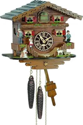 Obrázok produktu pre Trenkle - 1508 - Chaletné kukučkové hodiny - 1-dňový reťazový strojček - Cuckoo Classic