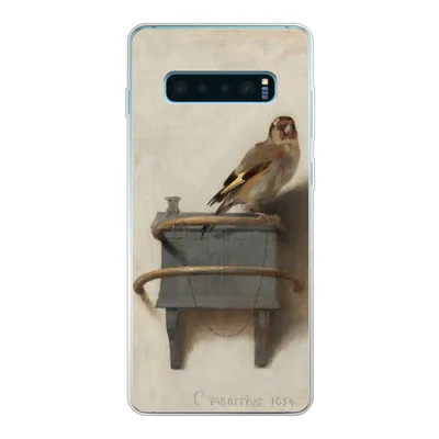 Produktbild von MuchoWow® Handyhülle Schutzhülle Hülle für Samsung Galaxy S10 Lite Stieglitz - Alter Meister - Carel Fabritius Silikon Softcase Handy Hülle - Schutz