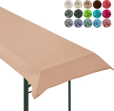 Obrázek produktu pro heimtexland ® Ubrus pivní stan set pivní ubrus zahradní stolní dekorace party event dekorace typ861 béžová 90x240 cm
