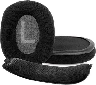 Productafbeelding van G933 oorkussens en hoofdbandkussen vervanging, geschikt voor Logitech G935, G635, G933 en G633 draadloze gaming headset