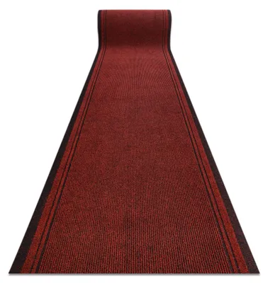 Image de PAILLASSON TAPIS DE COULOIR ANTIDÉRAPANT MALAGA rose 3066 100 cm rouge 100x280 cm