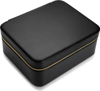 Produktbild von Valero Pearls Schmuckaufbewahrung Reisetäschchen Kunstleder schwarz 50101000