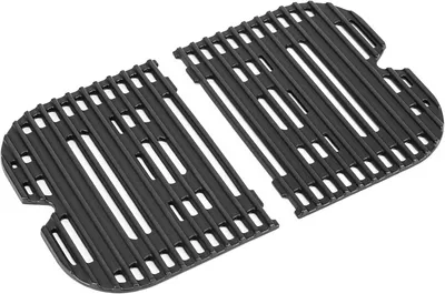 Produktbild von Gusseisen Grillrost, 28,5 x 43 cm, 2er Set, für kompakte Außenbarbecues