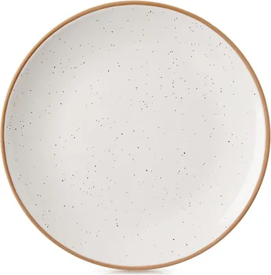 Image de Petite assiette à dessert pour gâteaux Dessert Céramique Beige Crème 20 cm