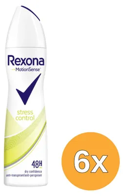 Produktbild von 6x Rexona Deospray – Stress Control 150 ml