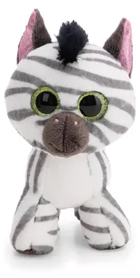 Produktbild von NICI GLUBSCHIS Kuscheltier Zebra Mankalita 15cm - weiß - Stofftier aus weichem Plüsch, niedliches Plüschtier zum Kuscheln und Spielen, für Kinder & Erwachsene, tolle Geschenkidee - 63055
