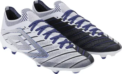 Produktbild von Umbro - Herren Fußballschuhe mit festem Boden "Velocita Elixir Pro" UO2037 (43 EU) (Weiß/Schwarz/Königsblau)