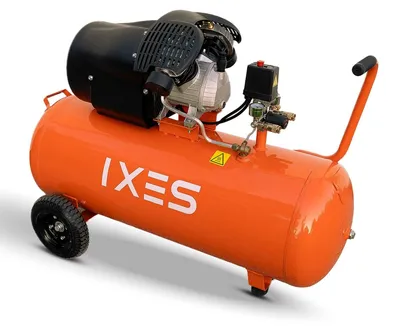 Obrázek produktu pro IXES IX-AC120TZ Kompresor 10 bar pracovní tlak I 100 litrů nádrž | 3PS | 412L/min | Dvojitý válec