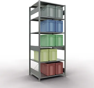 Produktbild von SCHULTE Regal MULTIplus150 12581 Grund 2.500x1.000x800mm 6Böden vz