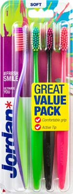 Immagine prodotto di Spazzolino da denti Jordan Ultimate You Soft 4 pezzi