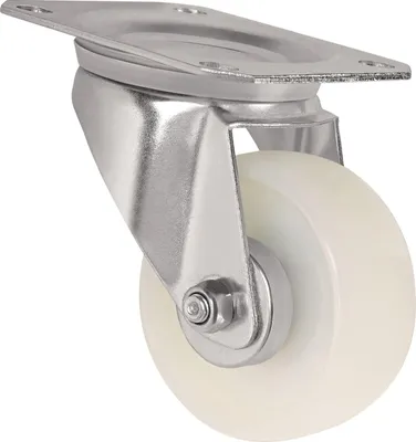 Immagine prodotto di Ruota girevole Ø 125 mm Portata 250 kg Piastra in poliammide L105xL80 mm