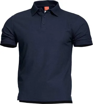 Image de Polo à manches courtes Pentagon Aniketos, bleu, taille XL, homme, bleu, taille XL