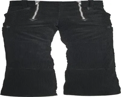 Produktbild von JOB Zunfthose Trenkercord schwarz mit Schlag u. Knietaschen 54