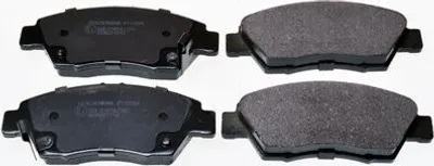 Produktbild von DENCKERMANN Bremsbeläge Satz Vorne Bremsklötze für HONDA CIVIC VII Hatchback (EU, EP, EV) B110284
