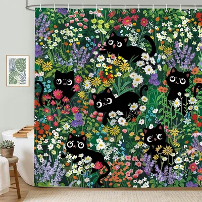 Obrázok produktu pre Sprchový záves 180 x 200 cm, polyester, vodotesný, 12 háčikov, pre kúpeľňa