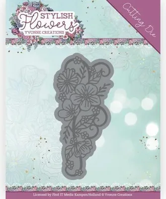 Produktbild von Stanzschablone - Yvonne Creations - Stylisch Flowers - Blumen Arrangement