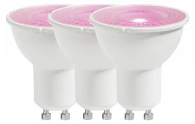 Produktbild von Nordlux 3er-Set 380lm LED Spot GU10 2700-6500K + RGB steuerbare Lichtfarbe 2270061000