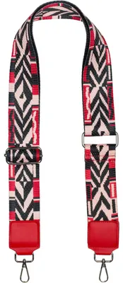 Produktbild von styleBREAKER Breiter Taschen Schulterriemen verstellbar mit buntem Azteken Muster, Wechsel Taschengurt, Karabiner, Unisex 02013025
