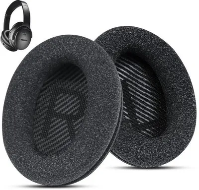 Zdjęcie produktu dla Zestawy słuchawkowe zastępcze do Bose QuietComfort 35 - wykonane z wygodnego materiału - pasujące do wielu modeli - Luxento