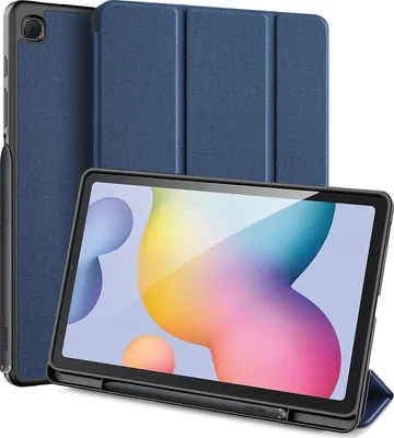 Produktbild von Dux Ducis Schutzhülle für Samsung Galaxy Tab S6 Lite, Klapphülle mit Stifthalter - Blau
