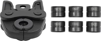 Produktbild von Rohrpresszange - TH-Pressbacken - TH16-20-26-32, TH-Kontur, Gehärteter Stahl, Für Verbundrohre/PEX, 16,5×11×3,5 cm - schwarz