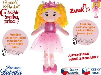 Obrázek produktu pro Panenka Princezna Babetka 35cm česky zpívající