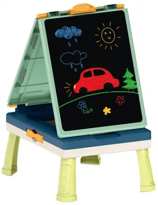 Produktbild von zeichenbrett junior 38,5 x 29 x 50 cm grün/blau 44-teilig