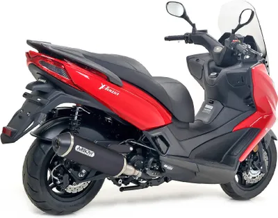Zdjęcie produktu dla Wydech ARROW DARK URBAN do Kymco X-Town 300 2016-, aluminium czarne (tylko z rurą pośrednią ARROW)