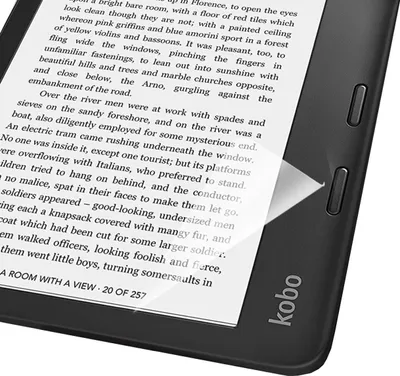 Produktbild von 2x Klarsichtfolie Displayschutz für Kobo Sage eReader 8 Zoll Displayfolie Kratzschutz