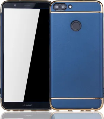 Produktbild von Huawei Honor 7s Handy Hülle Schutz Case Bumper Hard Cover Blau