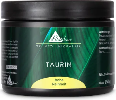 Produktbild von Taurin Pulver nach Dr. med. Michalzik -ohne Zusatzstoffe - von BIOTIKON®