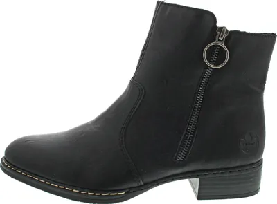 Produktbild von Rieker Damen Schuhe Stiefel Stiefeletten 73450, Größe:39 EU, Farbe:Schwarz