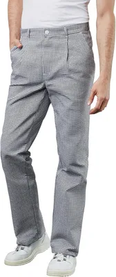 Produktbild von Pionier Koch-/Bäckerhose pepita schwarz weiß kariert Baumwolle Herren Größe 66