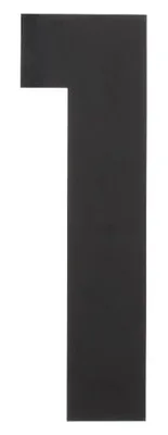 Productafbeelding van Huisnummer Intersteel 1 XL, 300 mm, zwart, mat