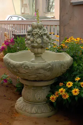 Productafbeelding van Fontein, sierfontein, tuin, 1020, decoratieve fontein, 107 cm, gietsteen