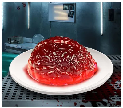Imagen del producto de Moldes para postre con forma de cerebro - Vajilla decorativa para Halloween