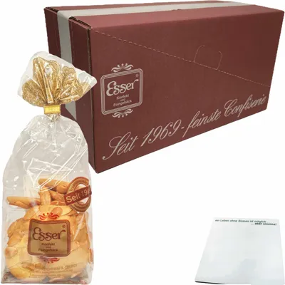 Produktbild von Esser Butter Mandeltaler VPE (12x150g Beutel) + usy Block