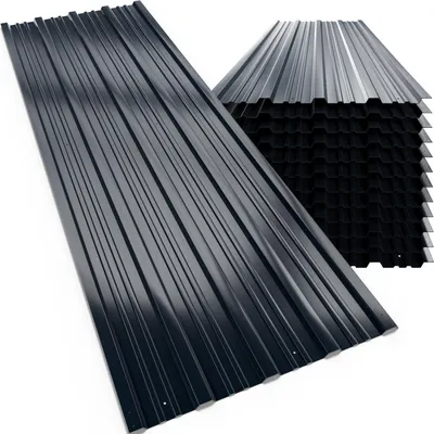 Image de GARDEBRUK Tôles de bardage 12x 129x46cm 7m² anthracite