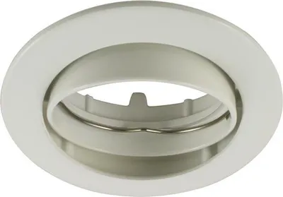 Produktbild von Bioledex INO Einbaurahmen weiss rund schwenkbar Ø84mm